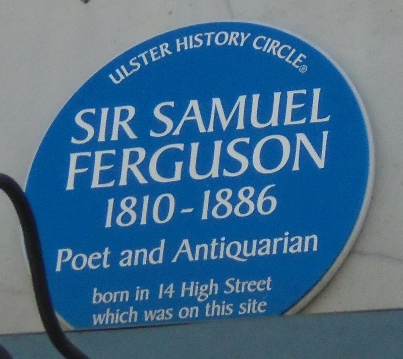 Sir Samuel Ferguson Marker image. Click for full size.