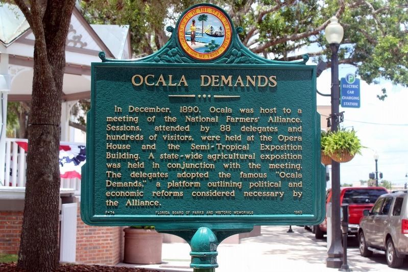 Ocala Demands Marker after restoration image. Click for full size.