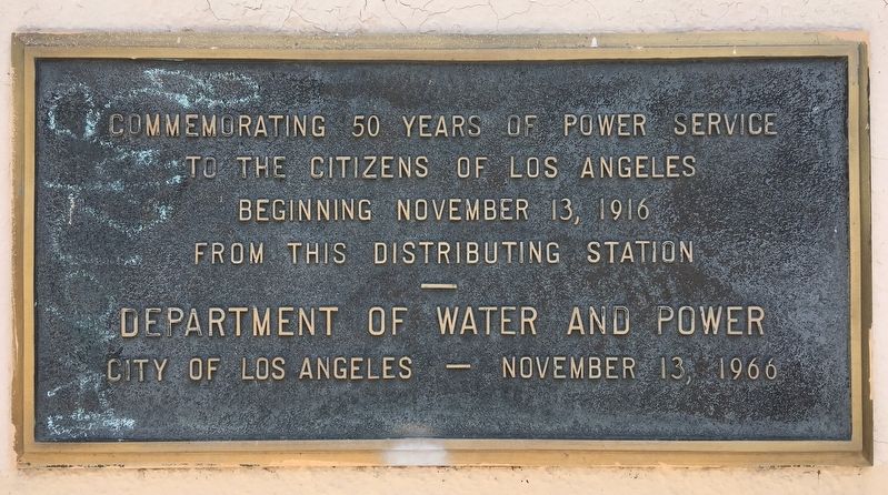 Distribution Station No. 2 Marker image. Click for full size.