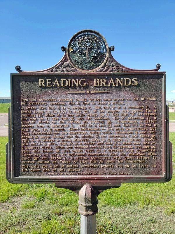 Reading Brands (South Face) Marker image. Click for full size.