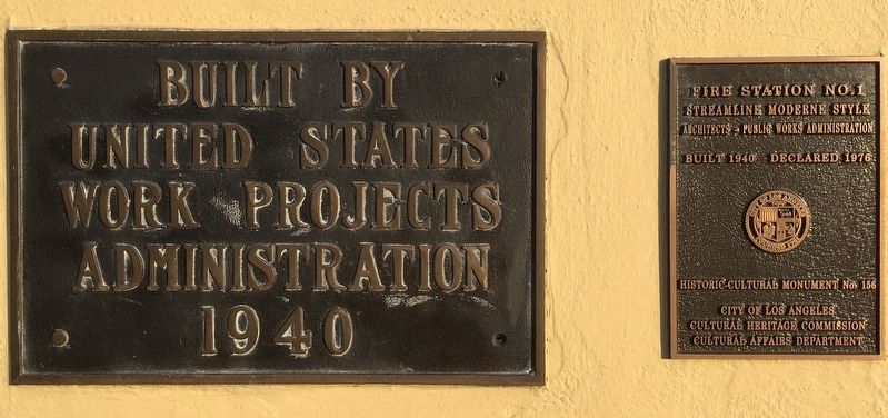 Fire Station No. 1 Marker. Click for full size. Fire Station No. 1 Marker image. Click for full size.