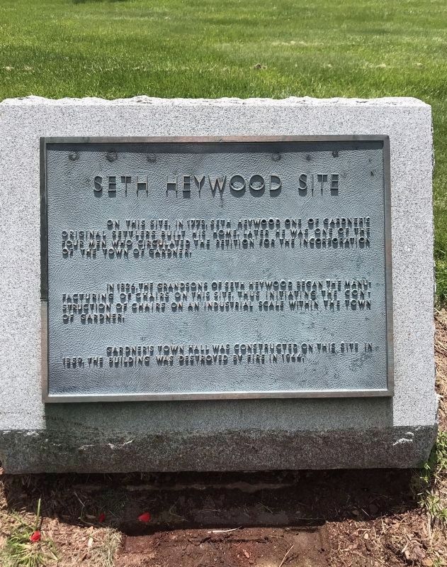 Seth Heywood Site Marker image. Click for full size.