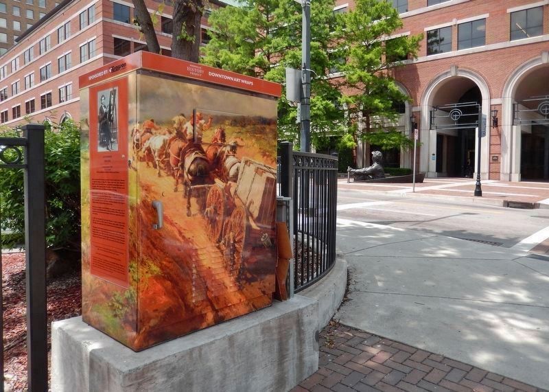Lloyd Branson Marker (<i>wide view � from South Gay Street</i>) image. Click for full size.