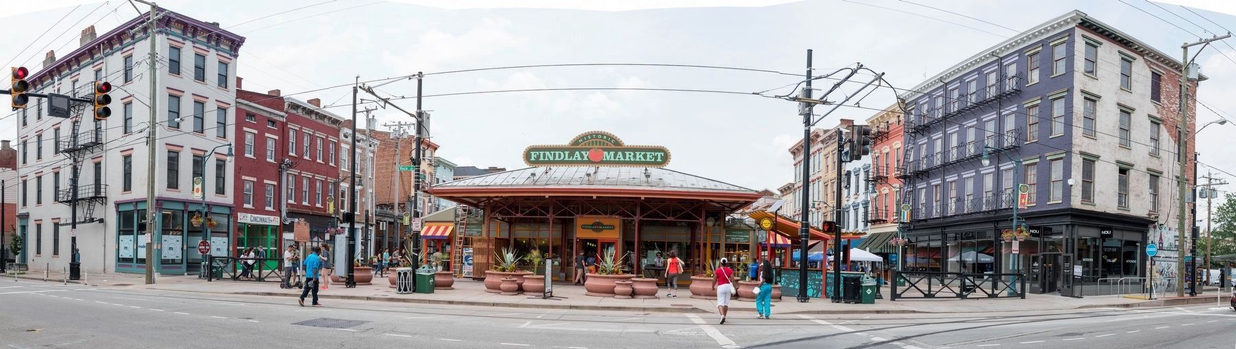 Findlay Market, Race Street Entrance, Cincinnati Ohio image. Click for full size.