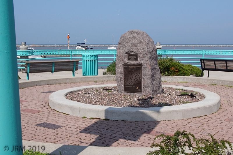 Racine's Underground Railroad Maritime Link Marker image. Click for full size.
