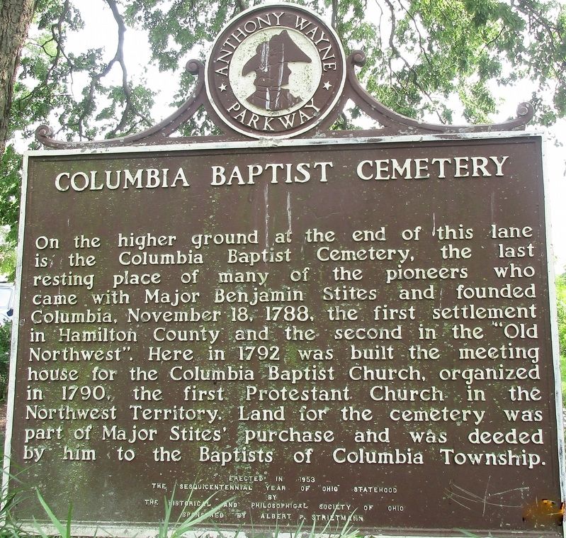 Columbia Marker image. Click for full size.