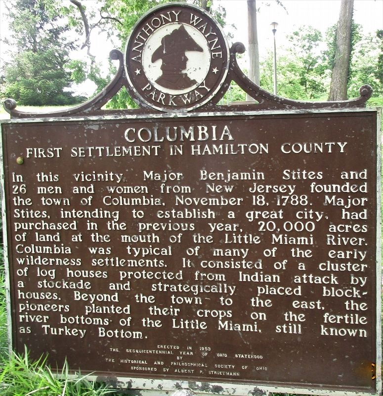 Columbia Marker image. Click for full size.