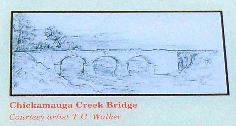Chickamauga Creek Bridge image. Click for full size.