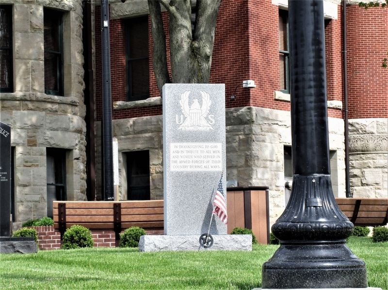 Bryan Veterans Memorial image. Click for full size.