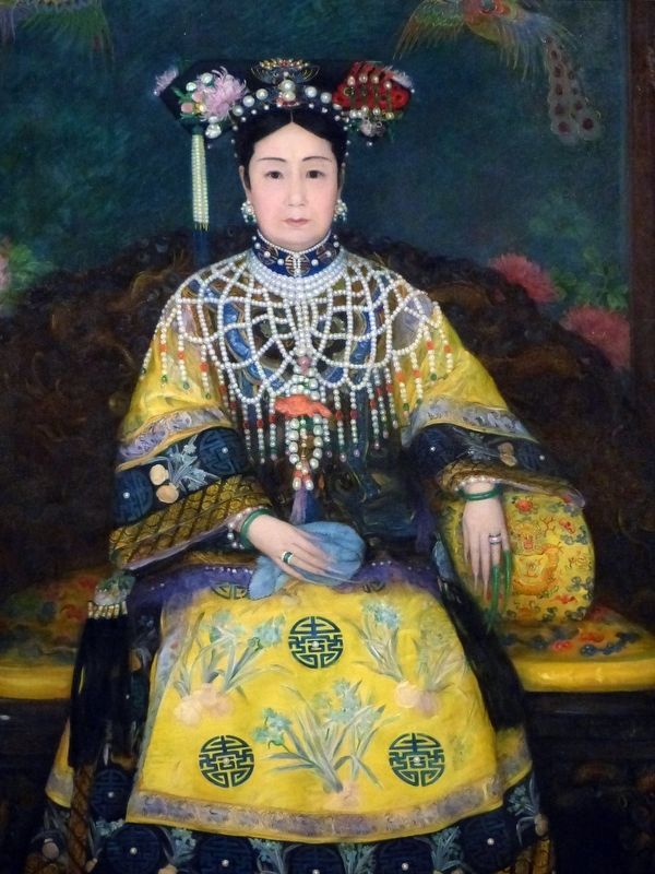 慈禧太后 / Empress Dowager Cixi<br>1835-1908 image. Click for full size.