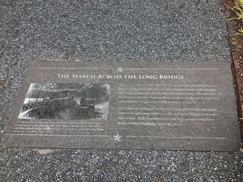 The March Across the Long Bridge Marker. Click for full size. The March Across the Long Bridge Marker image. Click for full size.