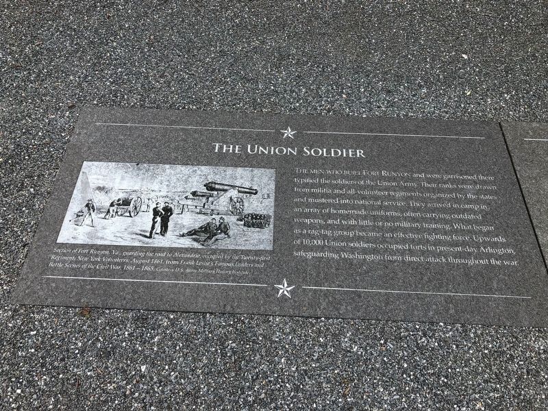 The Union Soldier Marker image. Click for full size.