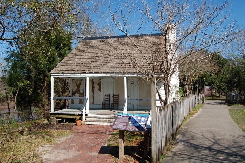 Coussan House Marker image. Click for full size.