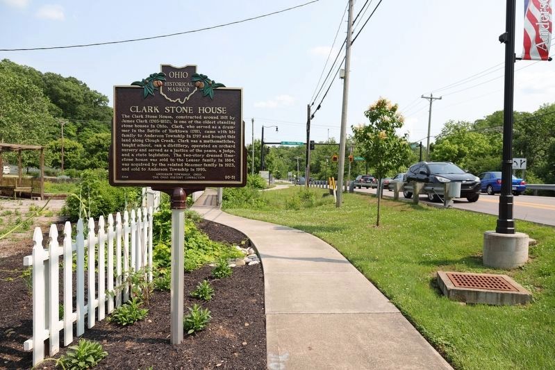 Clark Stone House Marker image. Click for full size.