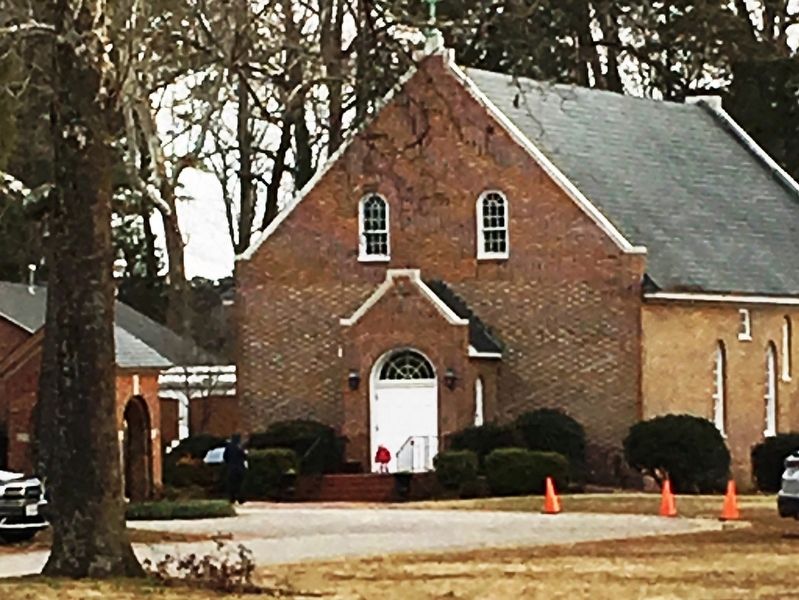 Old Donation Church 2019 image. Click for full size.