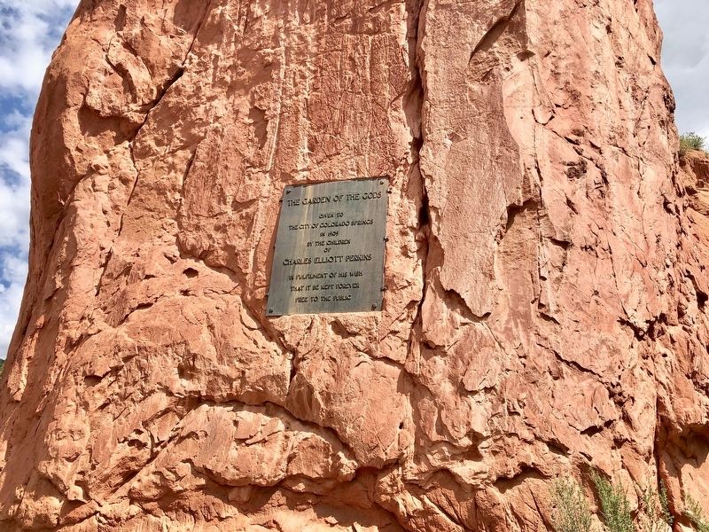 The Garden of the Gods Marker image. Click for full size.