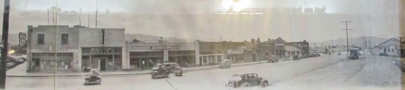 Downtown Tehachapi before the earthquake. image. Click for full size.