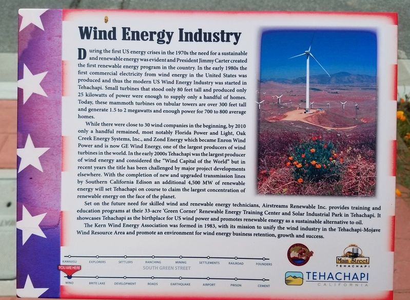Wind Energy Industry Marker image. Click for full size.