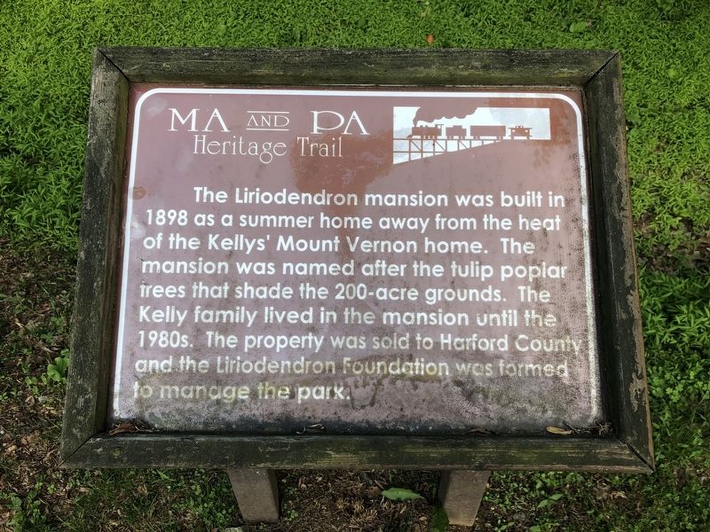 The MA and PA Heritage Trail Marker. Click for full size. The MA and PA Heritage Trail Marker image. Click for full size.