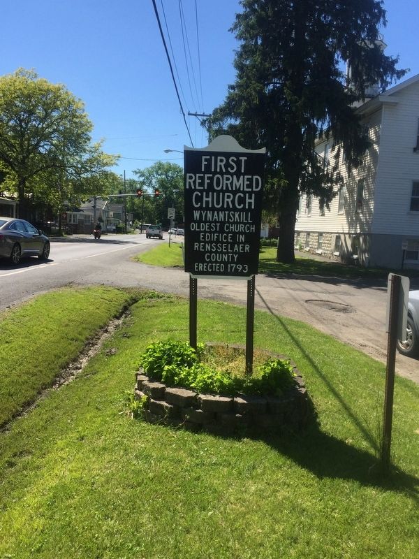 First Reformed Church Marker image. Click for full size.
