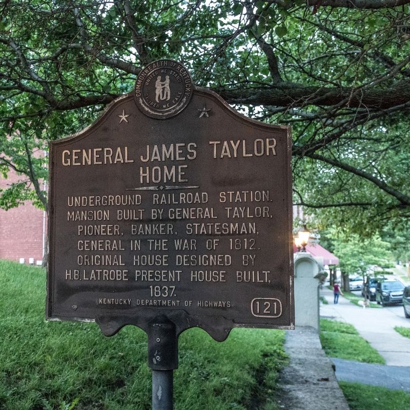 General James Taylor Home Marker image. Click for full size.