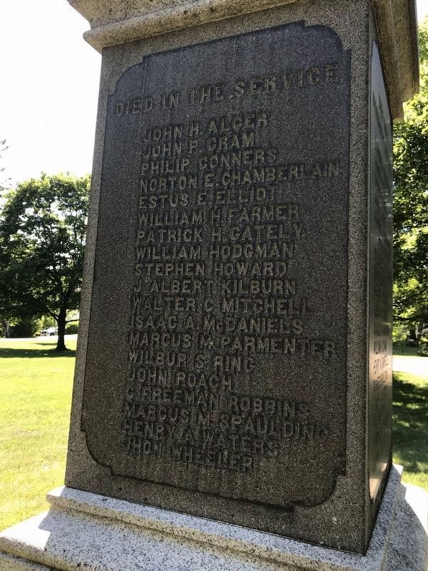 Died in the Service. image. Click for full size.