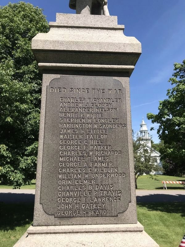 Died Since the War. image. Click for full size.