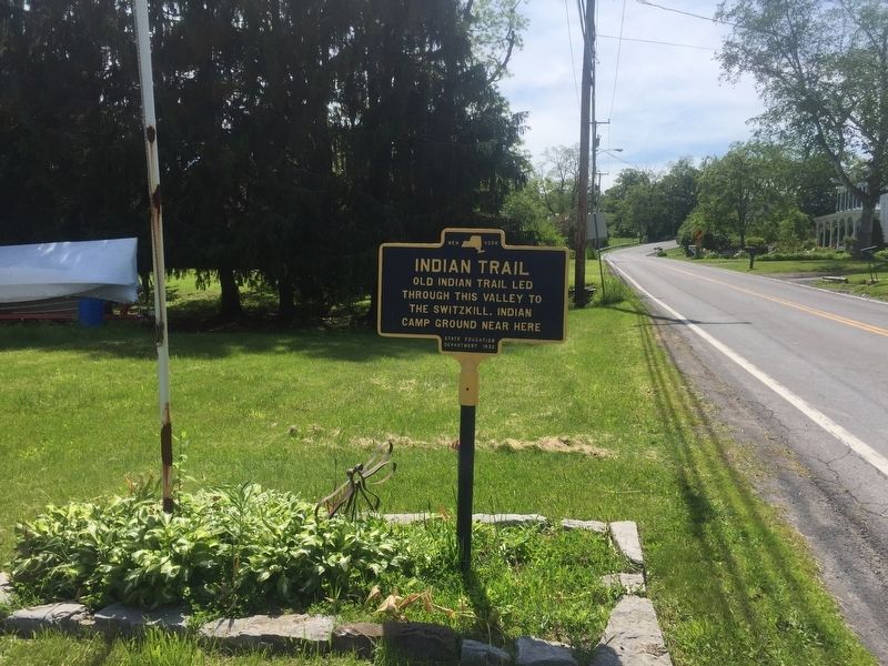 Indian Trail Marker. Click for full size. Indian Trail Marker image. Click for full size.