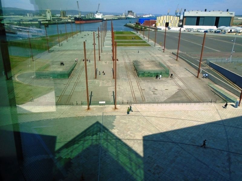 Titanic and Olympic Slipways image. Click for full size.