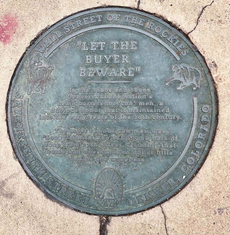 Let the Buyer Beware marker is there. Appeared to be original marker. image. Click for full size.