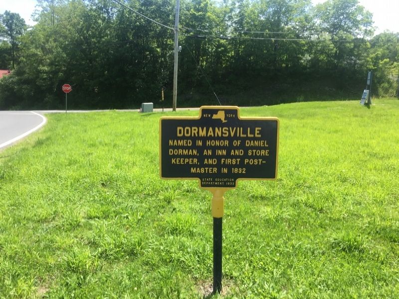Dormansville Marker. Click for full size. Dormansville Marker image. Click for full size.
