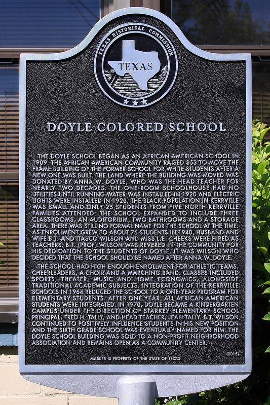 Doyle Colored School Marker image. Click for full size.