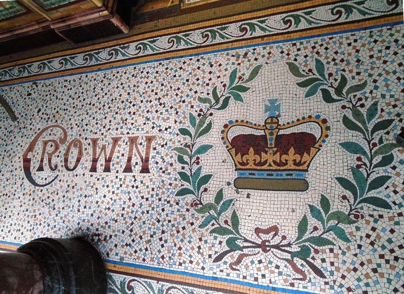 Crown Bar Entrance Tiling image. Click for full size.