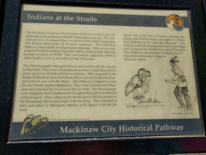 Indians at the Straits Marker. Click for full size. Indians at the Straits Marker image. Click for full size.