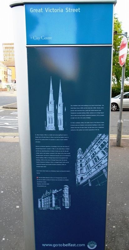 Great Victoria Street Marker image. Click for full size.