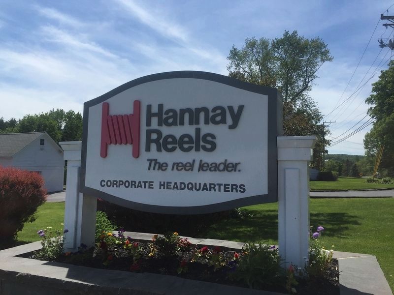 Hannay Reels is located just behind the marker. image. Click for full size.
