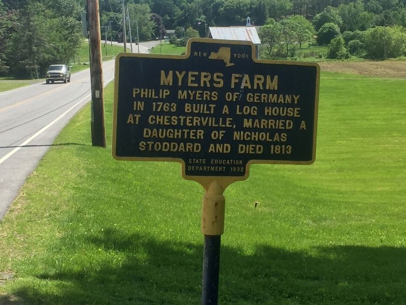 Myers Farm Marker image. Click for full size.