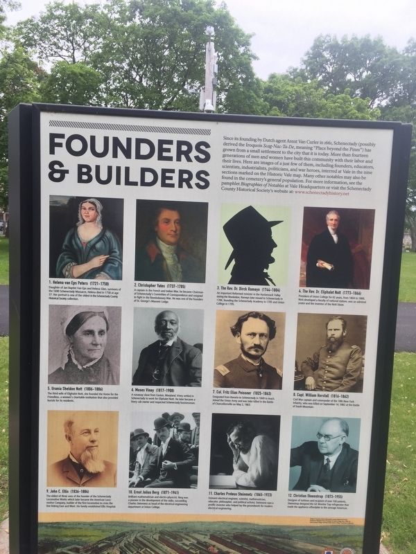 Historic Vale Cemetery Marker. Click for full size. Historic Vale Cemetery Marker image. Click for full size.