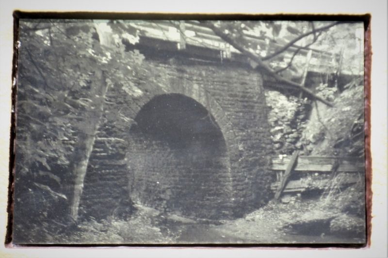 Old Enon Road Stone Arch Culvert Marker image. Click for full size.