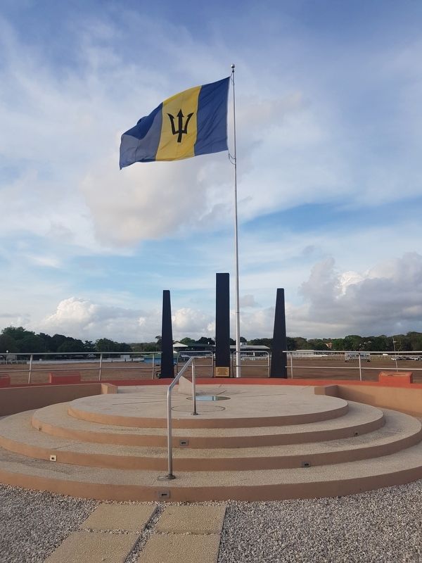 Barbados Independence Monument image. Click for full size.