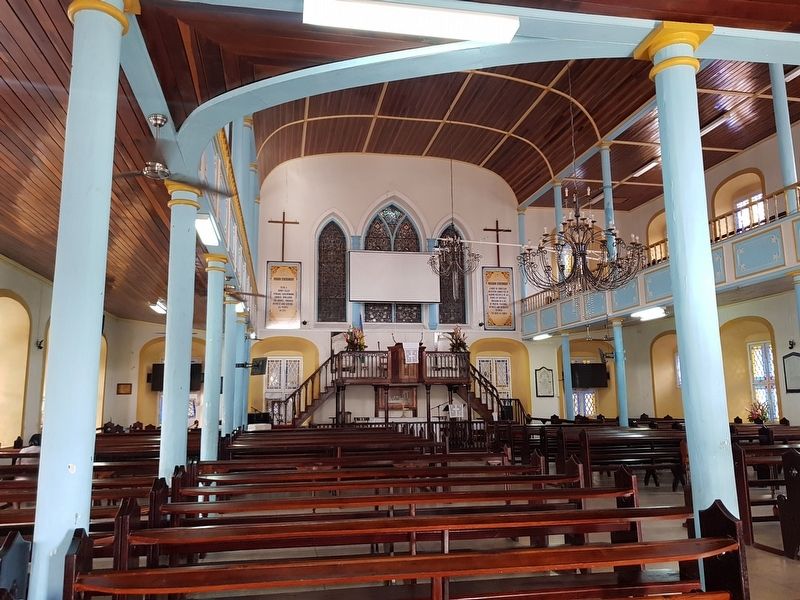 An interior view of the Kingston Methodist Church image. Click for full size.