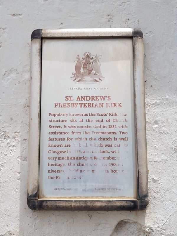 St. Andrew's Presbyterian Kirk Marker image. Click for full size.