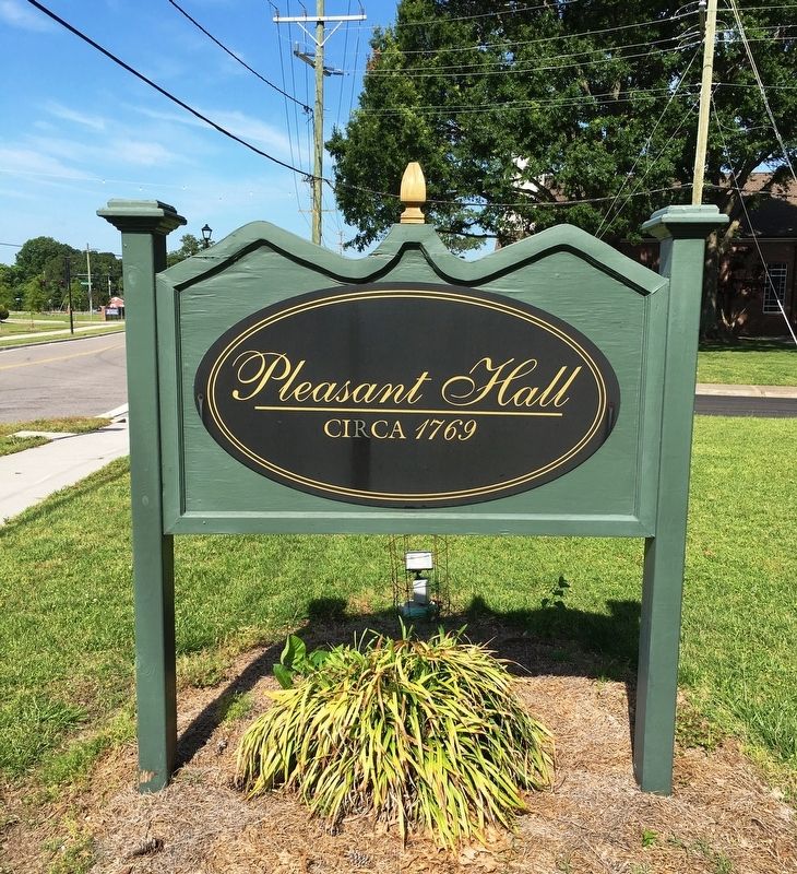 Pleasant Hall Sign image. Click for full size.