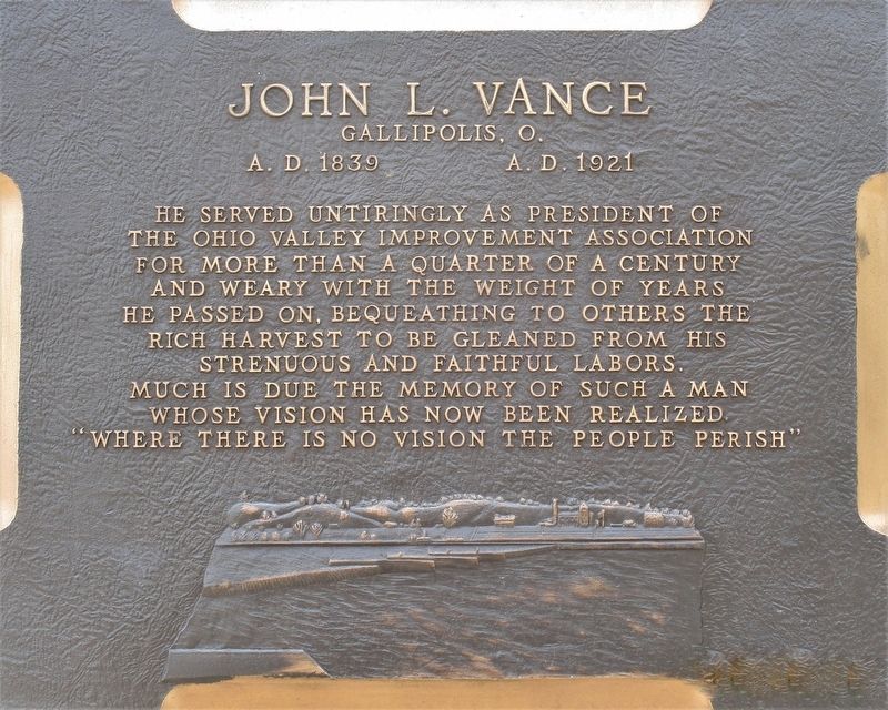 John L. Vance Marker image. Click for full size.