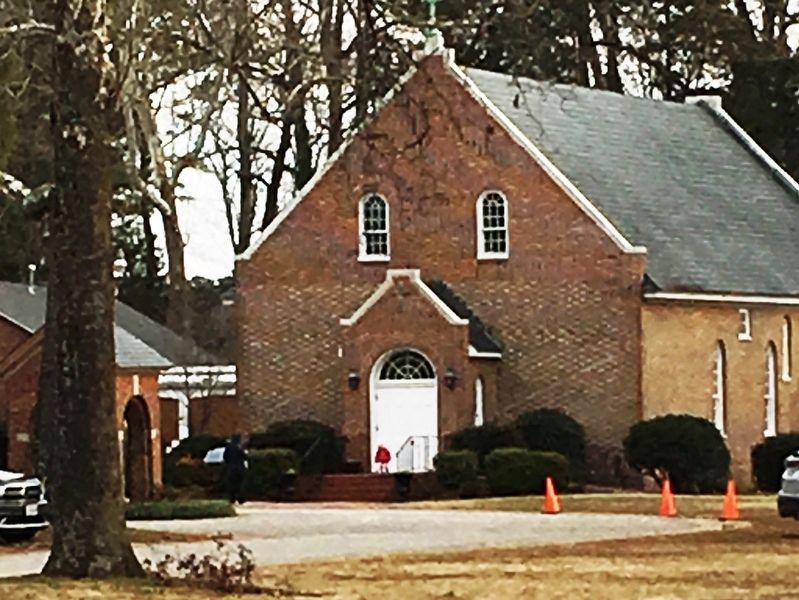 Old Donation Church today image. Click for full size.
