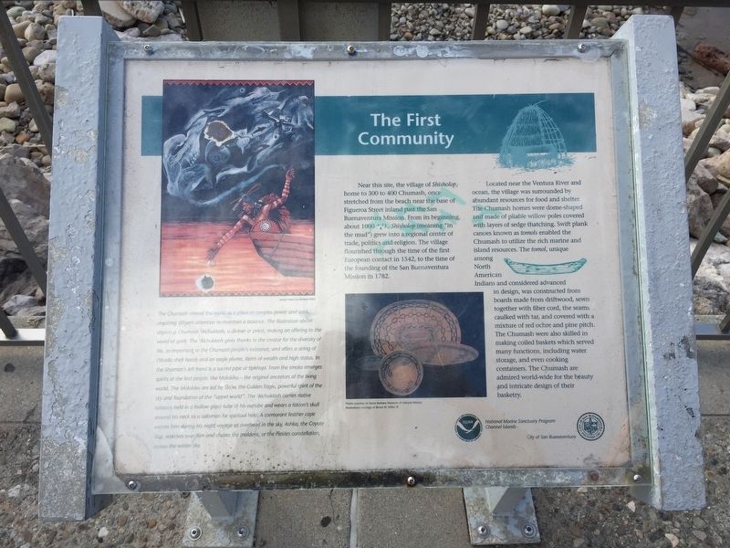 The First Community Marker image. Click for full size.
