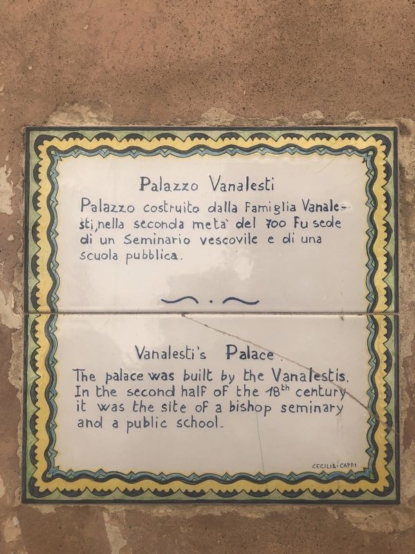 Vanalestis Palace Marker image. Click for full size.