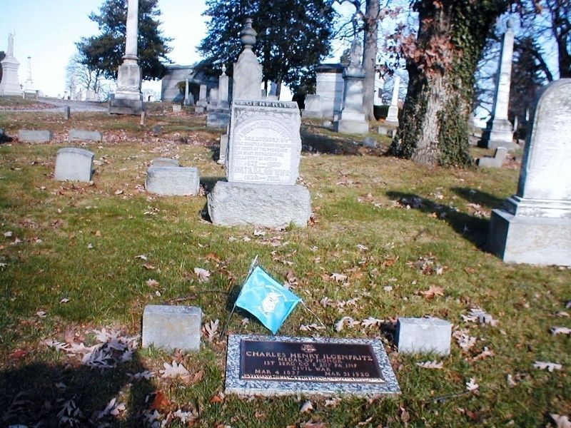 Charles H. Ilgenfritz-buried in Prospect Hill Cemetery image. Click for full size.
