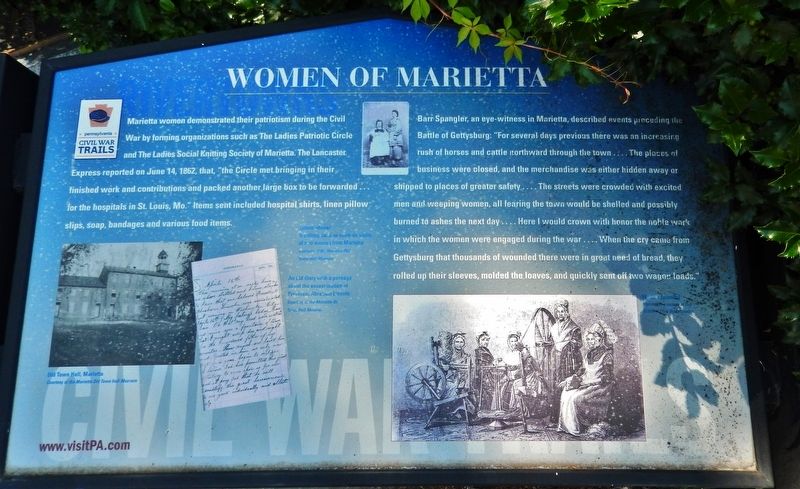 Women in Marietta Marker image. Click for full size.
