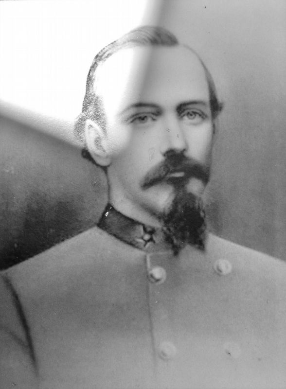 Marker detail: Captain James E. Breathed image. Click for full size.